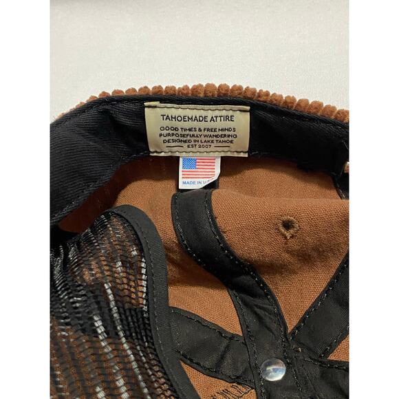 Tahoemade THE 'LAKE' 5-PANEL A larger fitting thick-waled corduroy 5-panel cap. - Picture 8 of 13